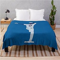 Shohei Ohtani Los Angeles Baseball On Base Celly Throw Blanket
