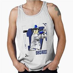 Shohei Ohtani Baseball Player Design 3 Tank Top