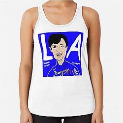 Shohei Ohtani Los Angeles Blue MLB Racerback Tank Top