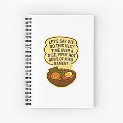 Shoresy Miso Ramen Spiral Notebook