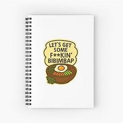 Shoresy Bibimbap Spiral Notebook