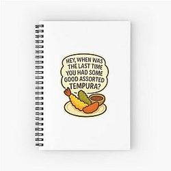 Shoresy Tempura Spiral Notebook