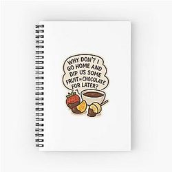 Shoresy - Fruit in Chocolate Spiral Notebook