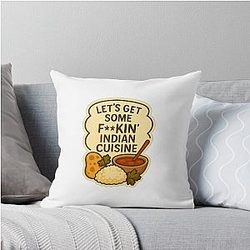 Shoresy Indian Cuisine Throw Pillow