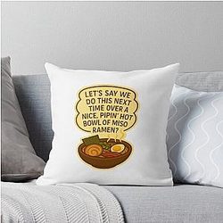 Shoresy Misadventures Miso Ramen Throw Pillow