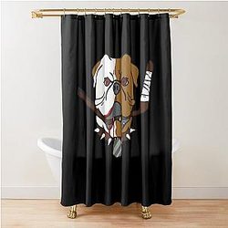 Shoresy Sudbury Bulldogs Logo Shower Curtain