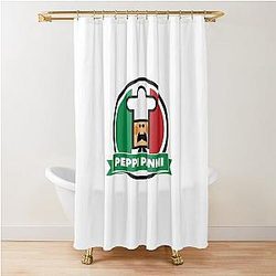 Pitter Patter Panini Shoresy Shower Curtain