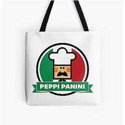 Pitter Patter Panini Shoresy Print Tote Bag