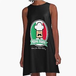 Shoresy - Peppi Panini Home of the Patter A-Line Dress