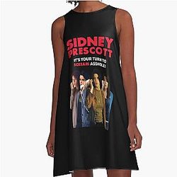 Scream Franchise Sidney Prescott A-Line Dress