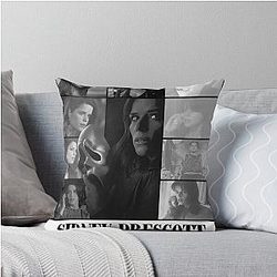 Sidney Prescott - Eras Tour - Black & White Throw Pillow