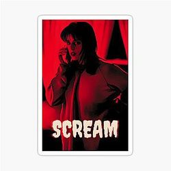 Cartoonified Sidney Prescott Sticker