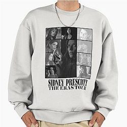 Sidney Prescott - Eras Tour - Black & White Premium Oversized Sweatshirt