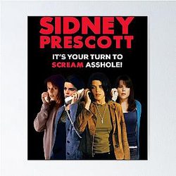 Scream Franchise - Sidney Prescott Poster