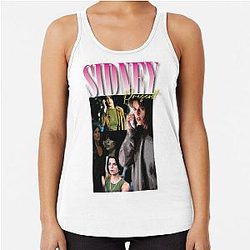 Sidney Prescott Vintage Pop Tee Design Racerback Tank