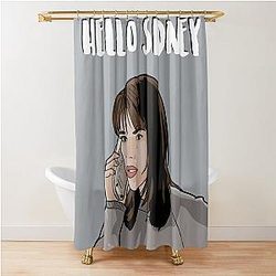 Hello Sidney Prescott Scream 1996 film Shower Curtain