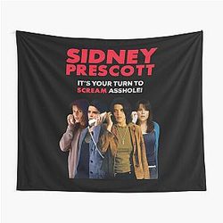 Scream Franchise - Sidney Prescott Tapestry