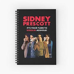 Scream Franchise Sidney Prescott Spiral Notebook