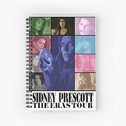 Sidney Prescott Eras Tour Spiral Notebook