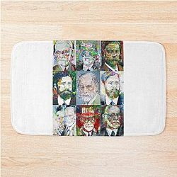 NINE TIMES SIGNMUND FREUD BATHMAT