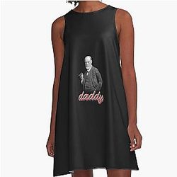 Sigmund Freud Psychology A-Line Dress