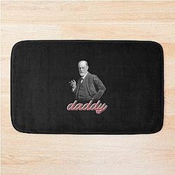 Sigmund Freud Psychology Design Bath Mat