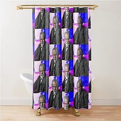 Sigmund Freud Artwork - Sigmund Freud Portrait Wall Art Shower Curtain