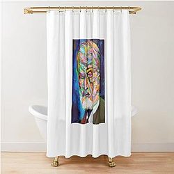 Sigmund Freud Acrylic Shower Curtain