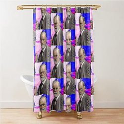 Sigmund Freud Artwork Shower Curtain