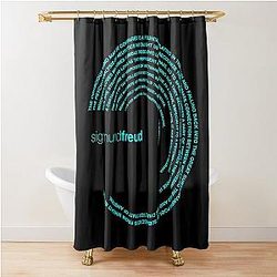 Sigmund Freud Quotes Shower Curtain