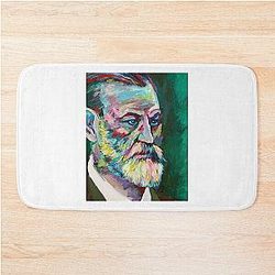 Sigmund Freud acrylic bath mat