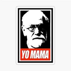 Sigmund Freud Mama Sticker
