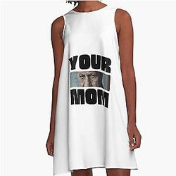 Your mom Sigmund Freud A line Dress