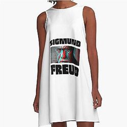 Sigmund Freud A-Line Dress