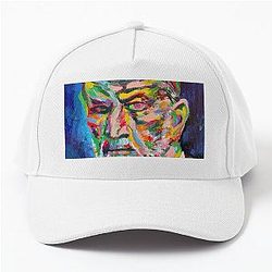 Sigmund Freud acrylic portrait baseball cap