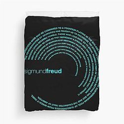 Sigmund Freud quotes Duvet Cover