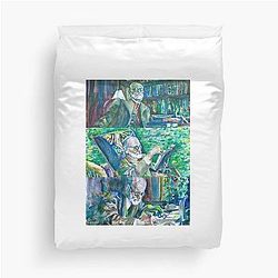 Sigmund Freud Three Times Duvet Cover