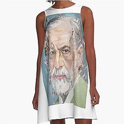 Sigmund Freud - A-Line Dress