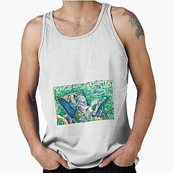SIGMUND FREUD watercolor portrait Tank Top