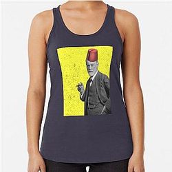 Sigmund Freud Racerback Tank Top