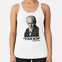 Sigmund Freud  Quote  Racerback Tank Top