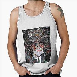 Sigmund Freud acrylic portrait Tank Top