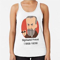 Sigmund Freud Racerback Tank Top