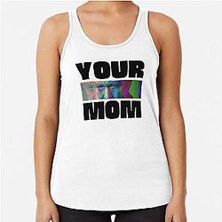 Your Mom Sigmund Freud Racerback Tank Top