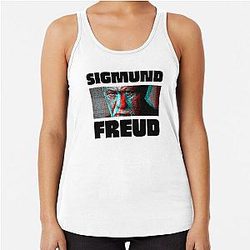 Sigmund Freud Racerback Tank Top