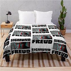 Sigmund Freud Throw Blanket