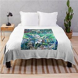 Three Times Sigmund Freud Throw Blanket