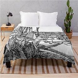 Sigmund Freud throw blanket