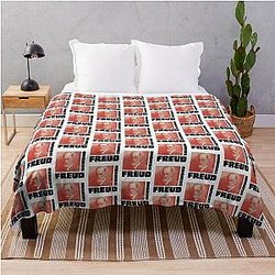 Sigmund Freud Throw Blanket
