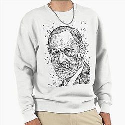 Sigmund Freud Pillow Portrait Sweatshirt